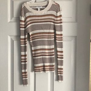XS Striped Long Sleeve Shirt